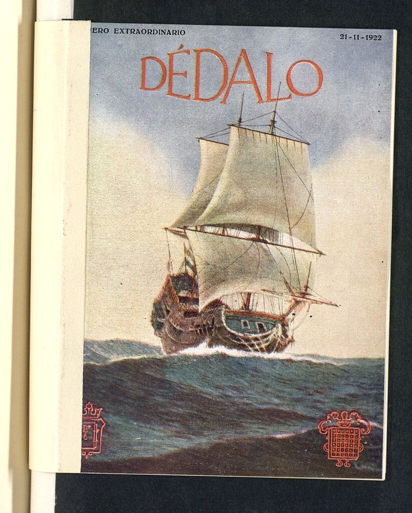 Miniatura de Dédalo del 21 de noviembre de 1922. Número extraordinario