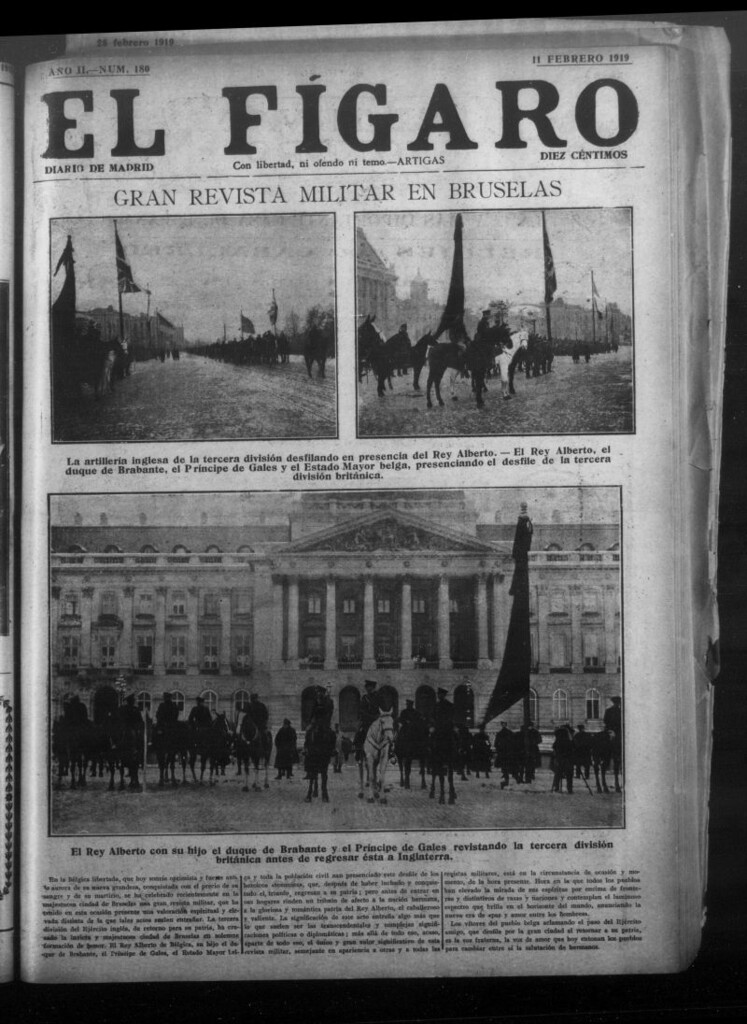 Miniatura de El Fígaro: diario de Madrid del 11 de febrero de 1919, nº 180