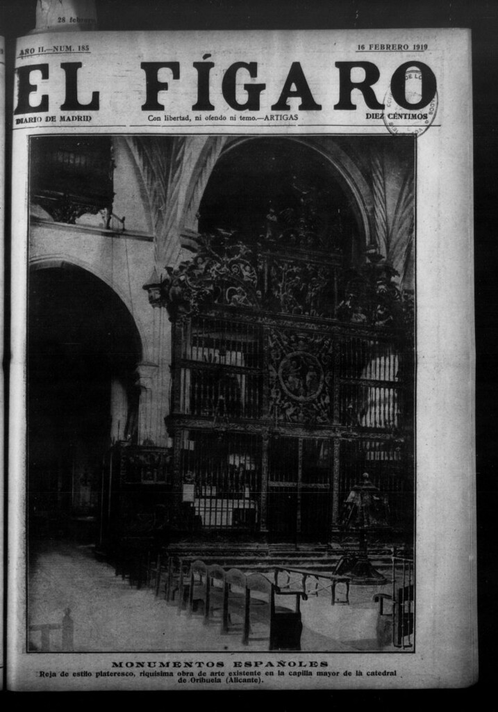 Miniatura de El Fígaro: diario de Madrid del 16 de febrero de 1919, nº 185