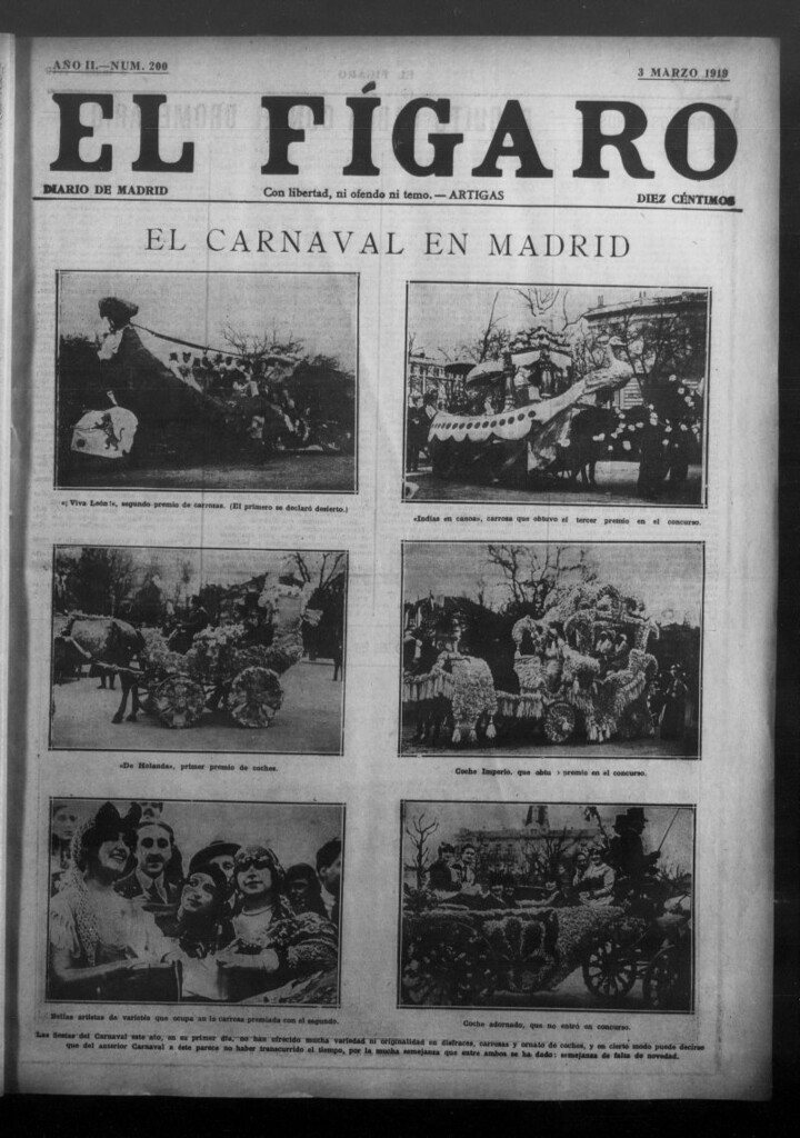 Miniatura de El Fígaro: diario de Madrid del 3 de marzo de 1919, nº 200