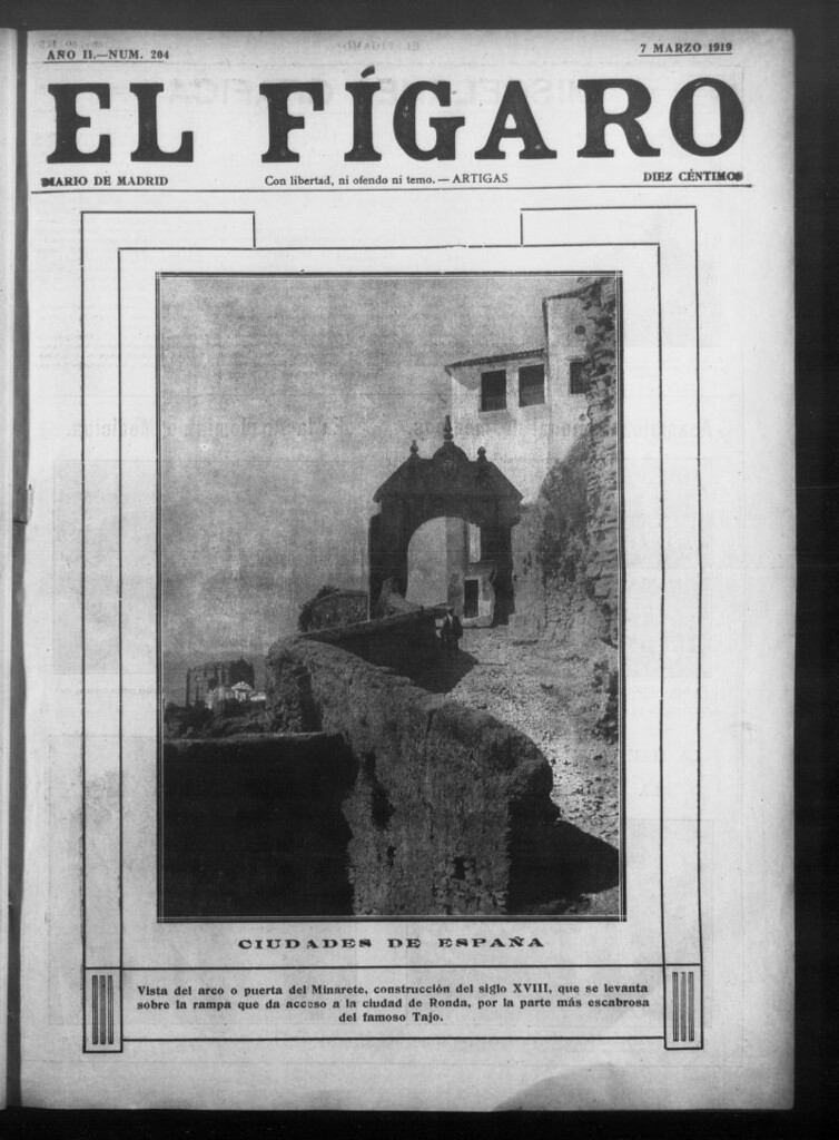 Miniatura de El Fígaro: diario de Madrid del 7 de marzo de 1919, nº 204