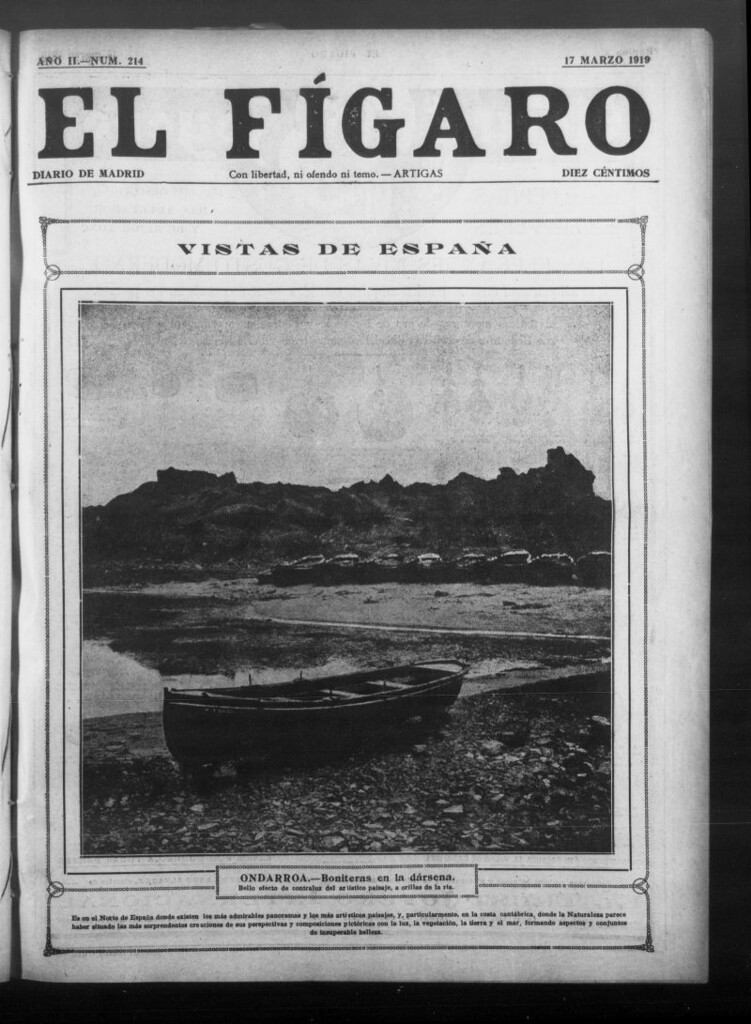 Miniatura de El Fígaro: diario de Madrid del 17 de marzo de 1919, nº 214