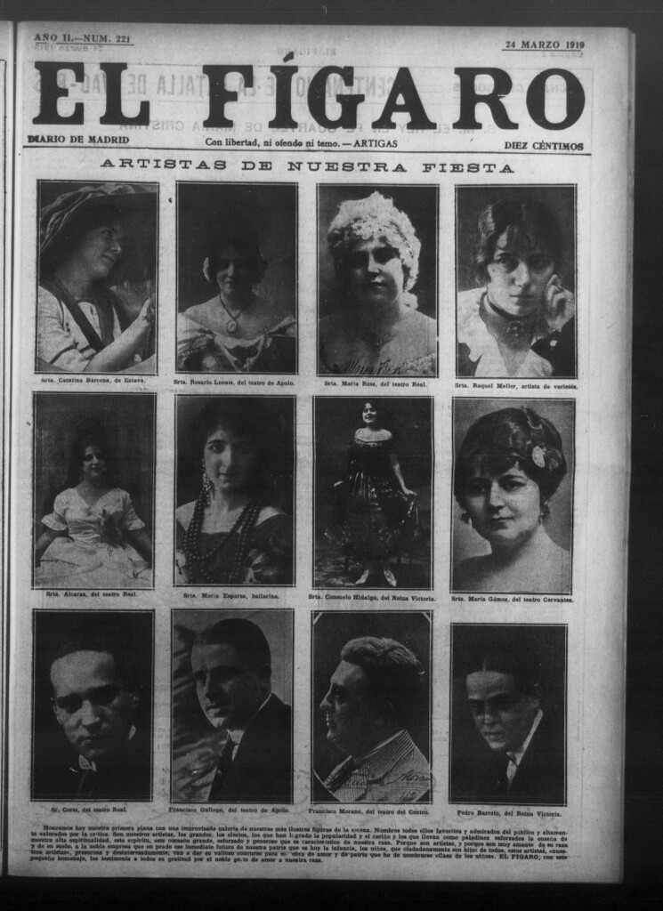 Miniatura de El Fígaro: diario de Madrid del 24 de marzo de 1919, nº 221