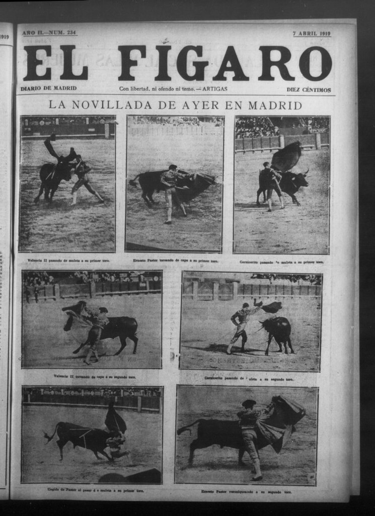 Miniatura de El Fígaro: diario de Madrid del 7 de abril de 1919, nº 234