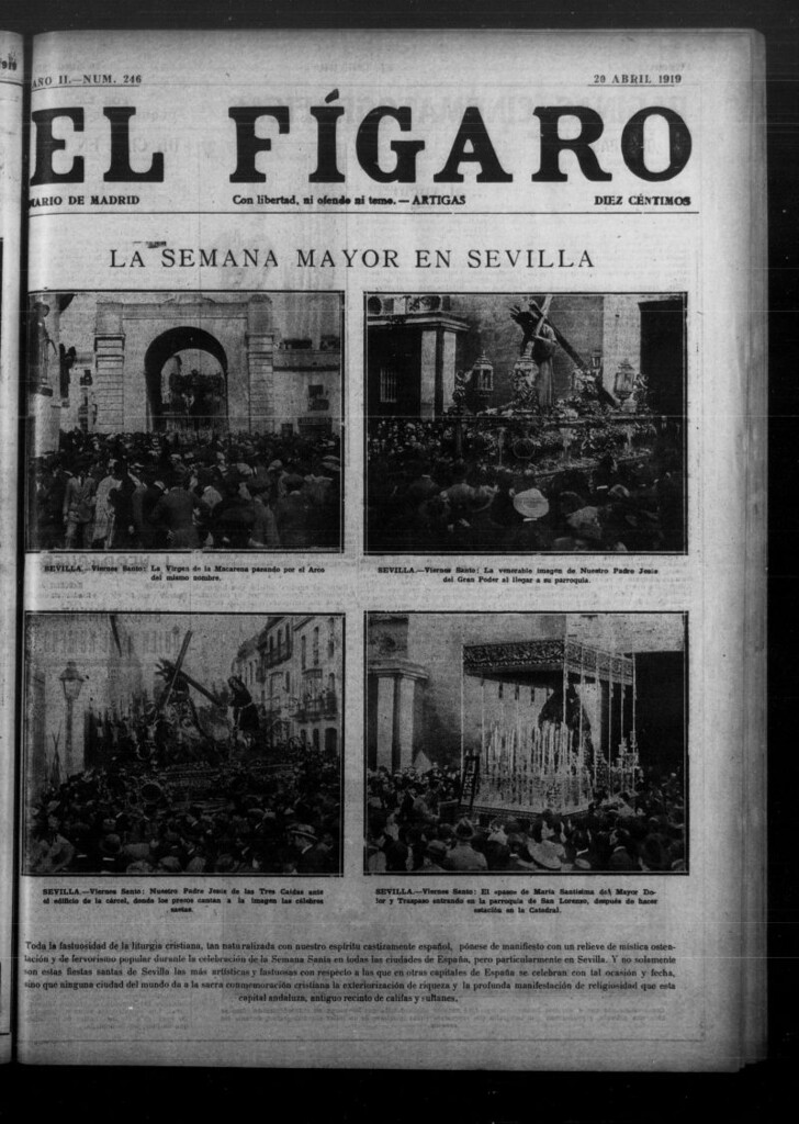 Miniatura de El Fígaro: diario de Madrid del 20 de abril de 1919, nº 246