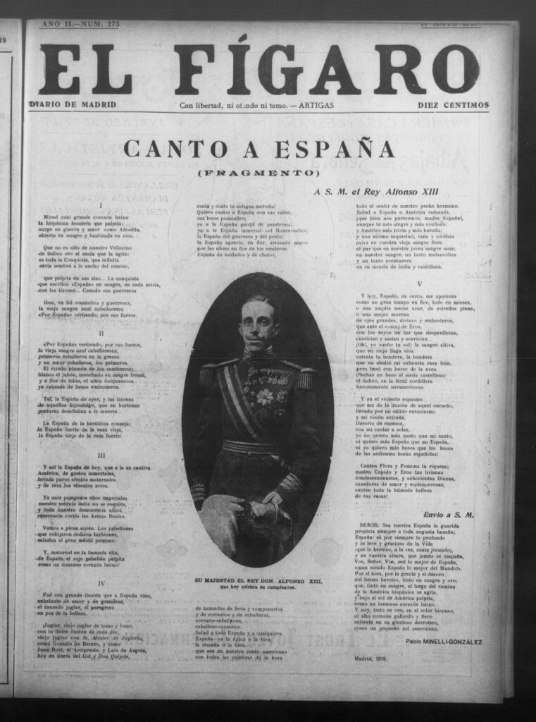 Miniatura de El Fígaro: diario de Madrid del 17 de mayo de 1919, nº 273