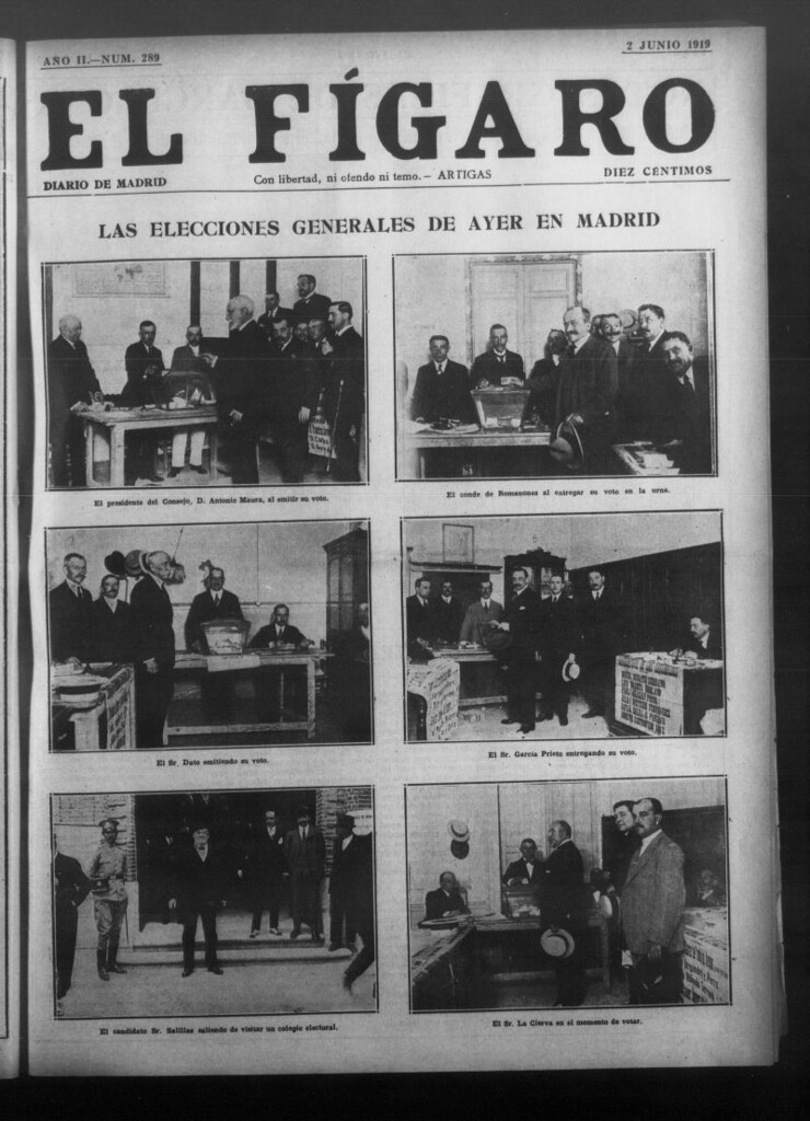 Miniatura de El Fígaro: diario de Madrid del 2 de junio de 1919, nº 289