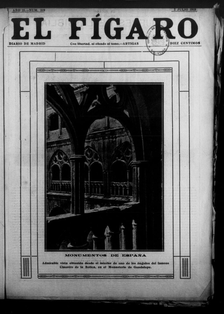 Miniatura de El Fígaro: diario de Madrid del 2 de julio de 1919, nº 319