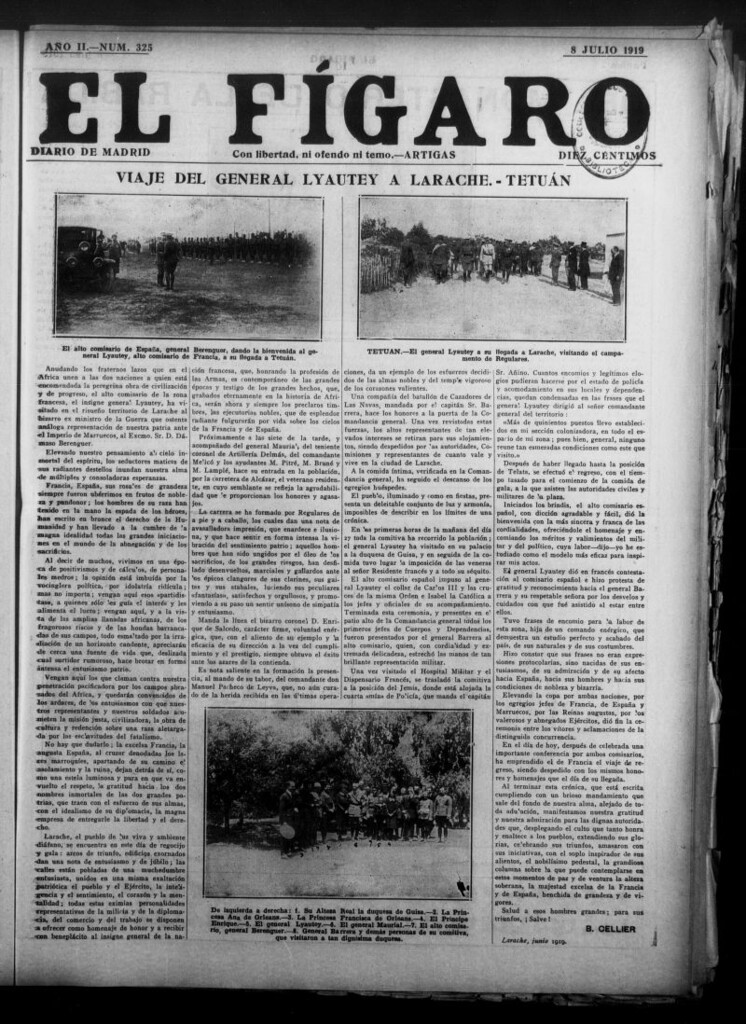 Miniatura de El Fígaro: diario de Madrid del 8 de julio de 1919, nº 325