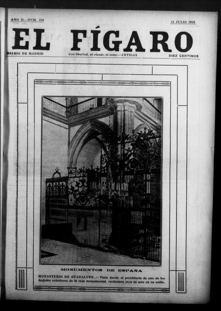 Miniatura de El Fígaro: diario de Madrid del 12 de julio de 1919, nº 329