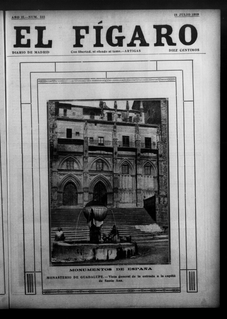 Miniatura de El Fígaro: diario de Madrid del 18 de julio de 1919, nº 335