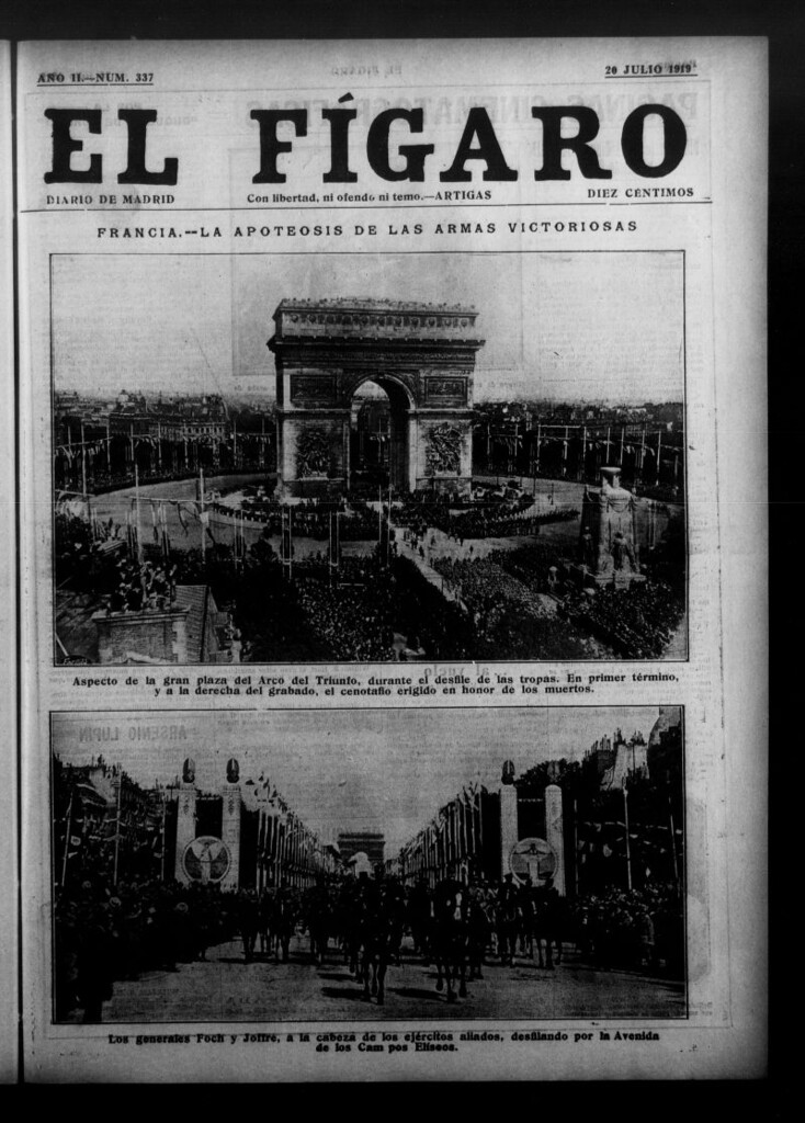 Miniatura de El Fígaro: diario de Madrid del 20 de julio de 1919, nº 337