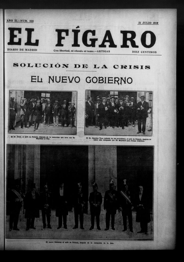 Miniatura de El Fígaro: diario de Madrid del 21 de julio de 1919, nº 338