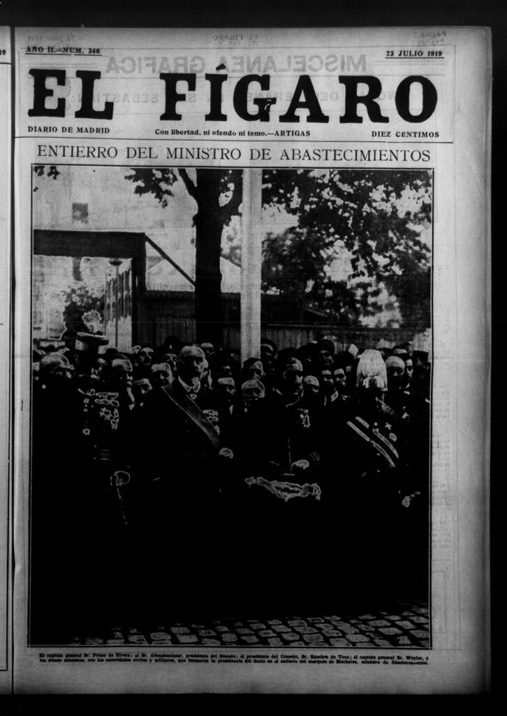 Miniatura de El Fígaro: diario de Madrid del 23 de julio de 1919, nº 340