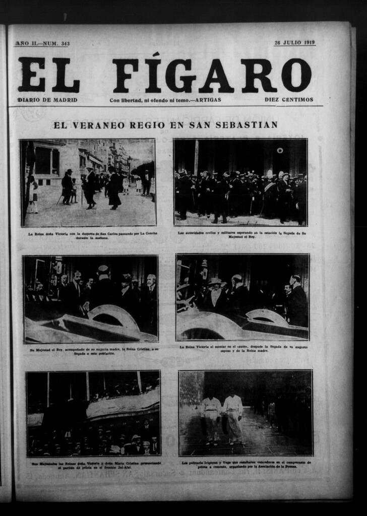 Miniatura de El Fígaro: diario de Madrid del 26 de julio de 1919, nº 343