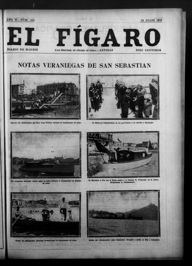Miniatura de El Fígaro: diario de Madrid del 28 de julio de 1919, nº 345