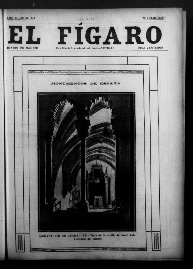 Miniatura de El Fígaro: diario de Madrid del 29 de julio de 1919, nº 346