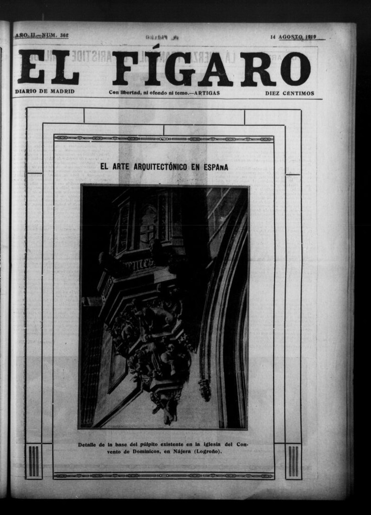 Miniatura de El Fígaro: diario de Madrid del 14 de agosto de 1919, nº 362