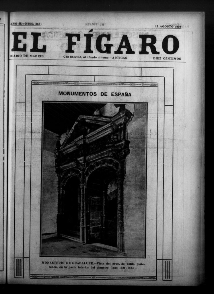 Miniatura de El Fígaro: diario de Madrid del 15 de agosto de 1919, nº 363