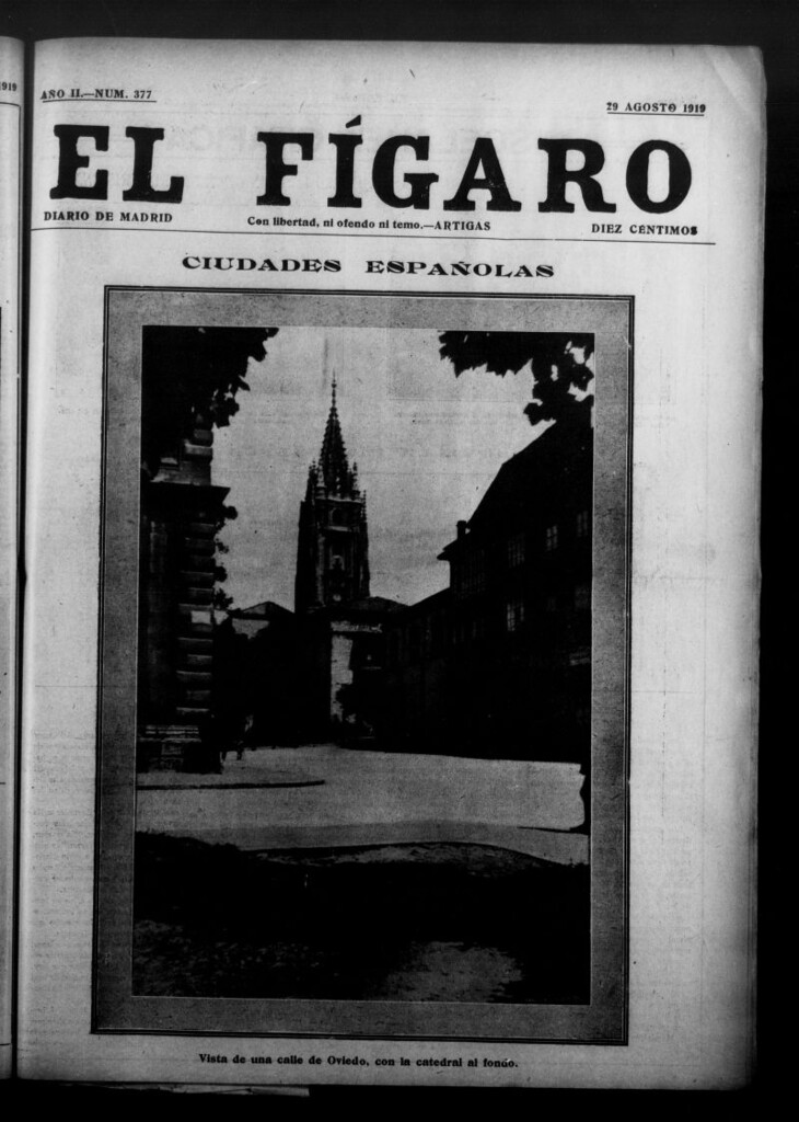 Miniatura de El Fígaro: diario de Madrid del 29 de agosto de 1919, nº 377