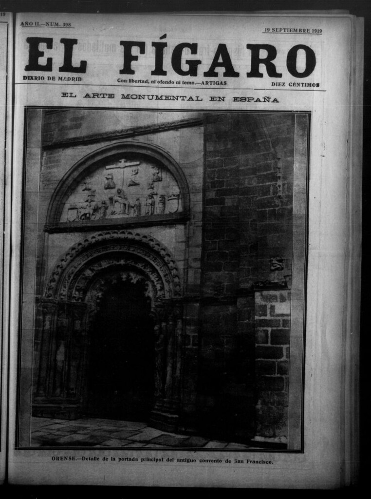 Miniatura de El Fígaro: diario de Madrid del 19 de septiembre de 1919, nº 398