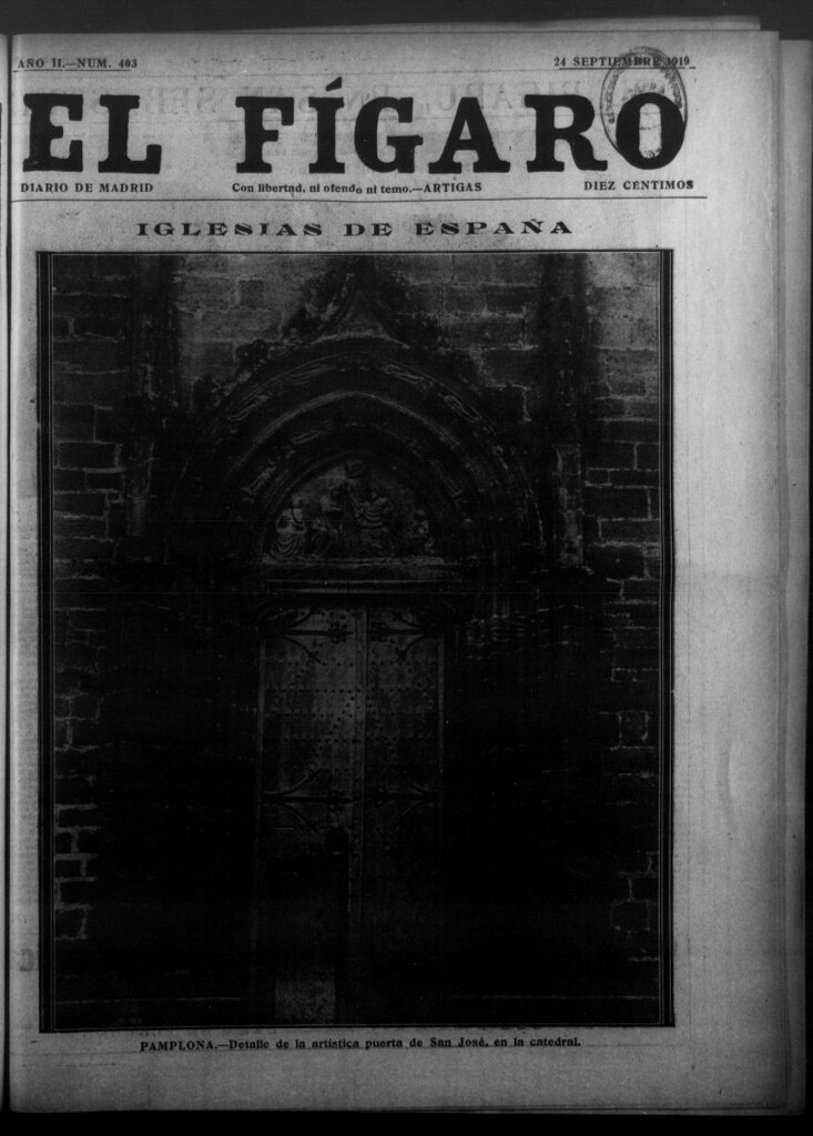 Miniatura de El Fígaro: diario de Madrid del 24 de septiembre de 1919, nº 403