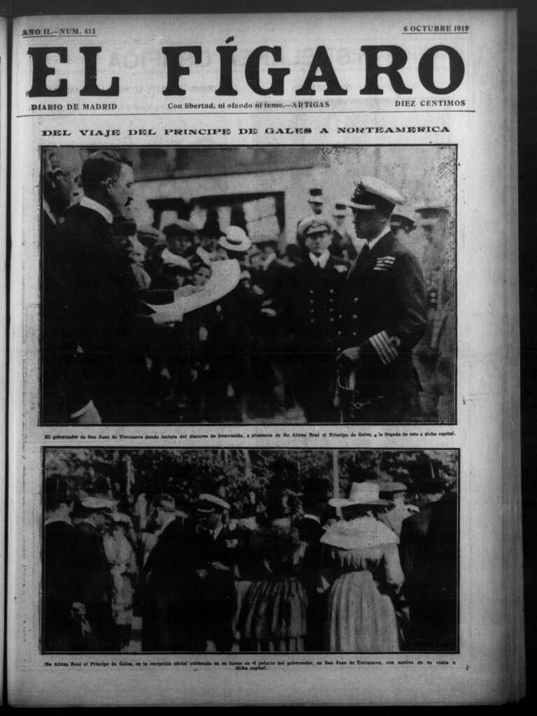 Miniatura de El Fígaro: diario de Madrid del 6 de octubre de 1919, nº 415