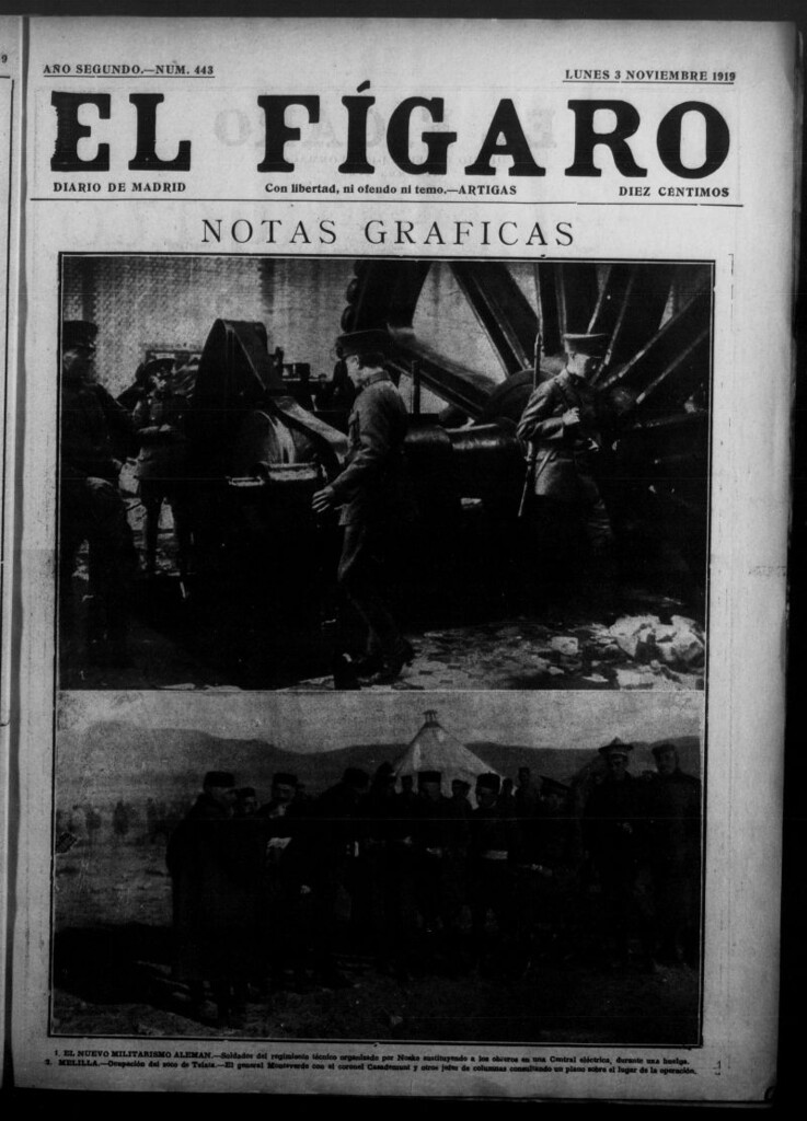 Miniatura de El Fígaro: diario de Madrid del 3 de noviembre de 1919, nº 443