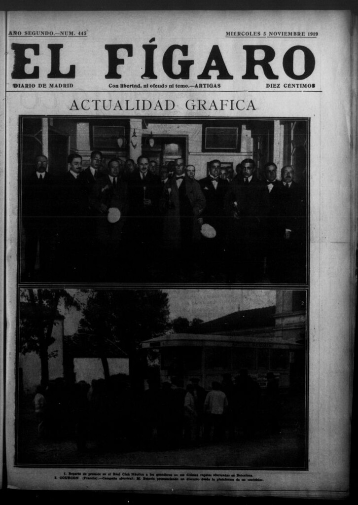 Miniatura de El Fígaro: diario de Madrid del 5 de noviembre de 1919, nº 445