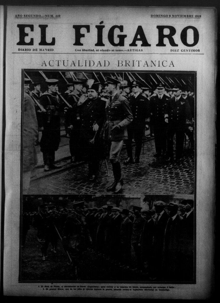 Miniatura de El Fígaro: diario de Madrid del 9 de noviembre de 1919, nº 449