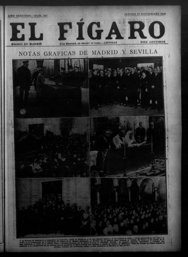 Miniatura de El Fígaro: diario de Madrid del 27 de noviembre de 1919, nº 467