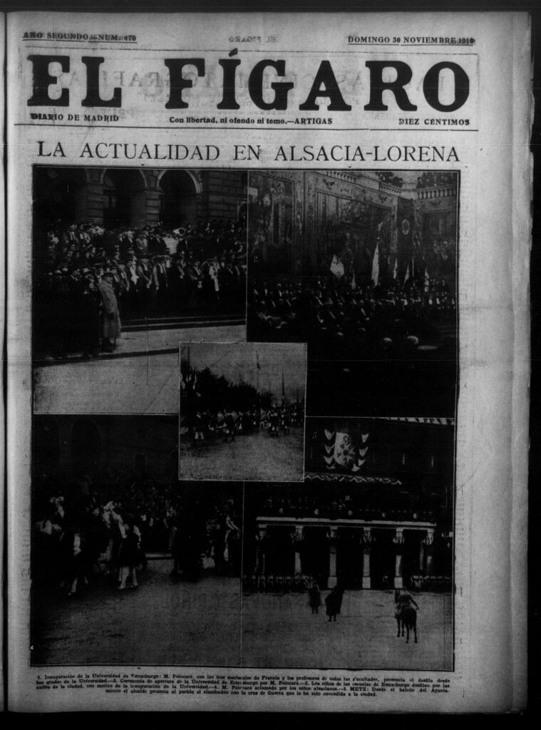 Miniatura de El Fígaro: diario de Madrid del 30 de noviembre de 1919, nº 470