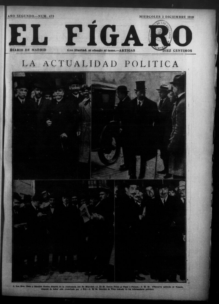 Miniatura de El Fígaro: diario de Madrid del 3 de diciembre de 1919, nº 473
