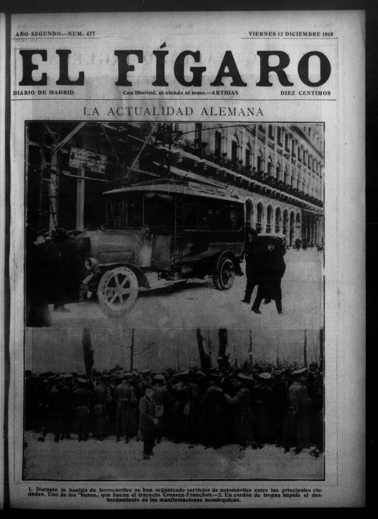 Miniatura de El Fígaro: diario de Madrid del 12 de diciembre de 1919, nº 477
