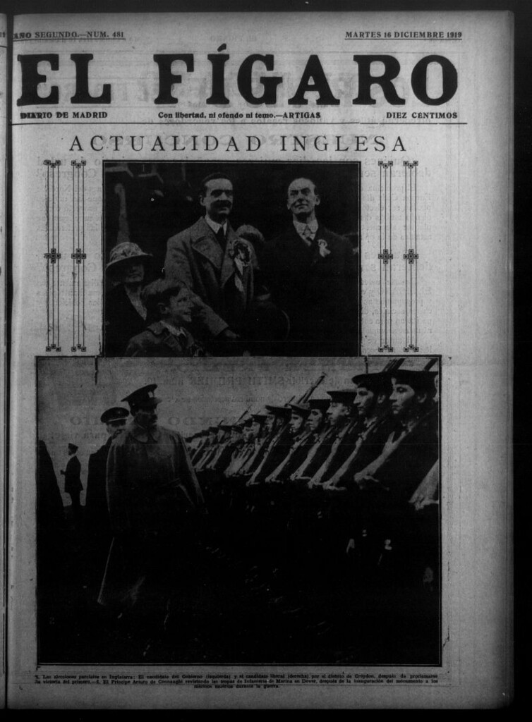 Miniatura de El Fígaro: diario de Madrid del 16 de diciembre de 1919, nº 481