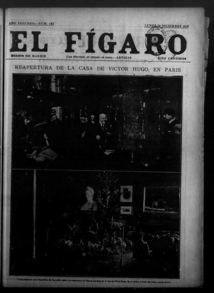 Miniatura de El Fígaro: diario de Madrid del 29 de diciembre de 1919, nº 493