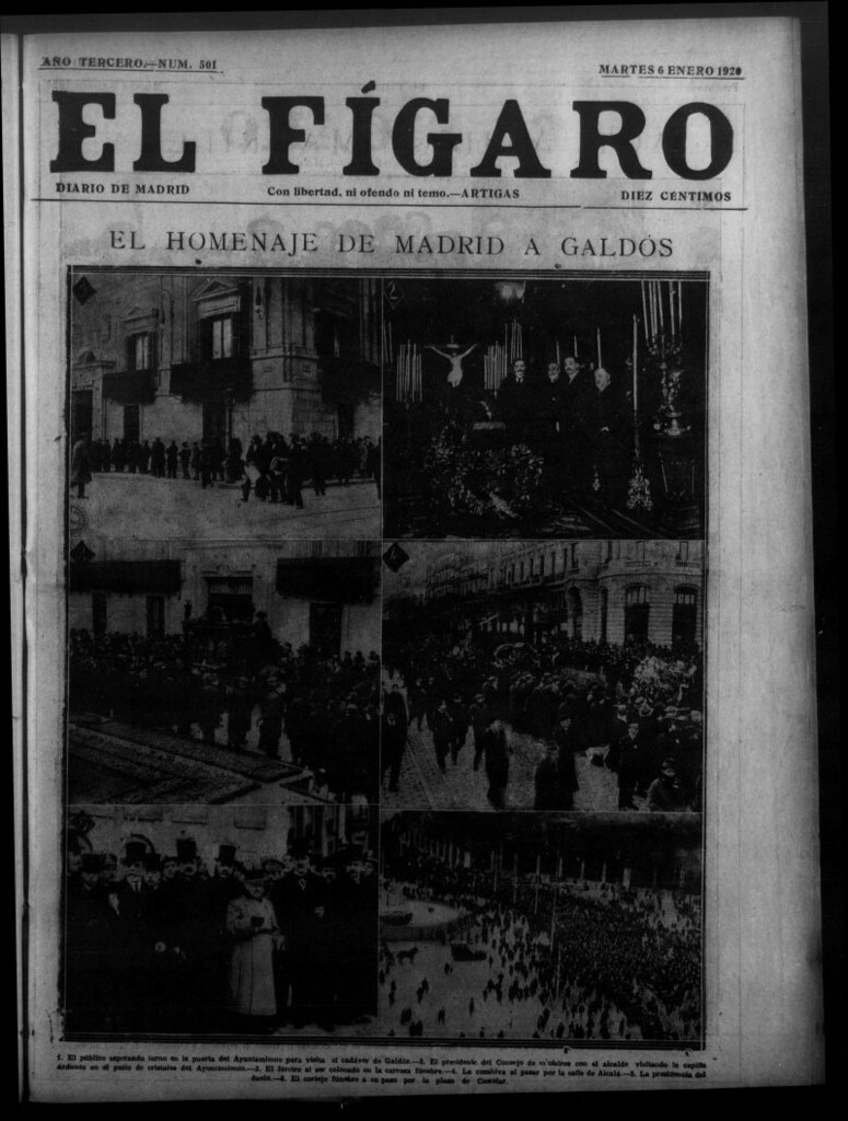 Miniatura de El Fígaro: diario de Madrid del 6 de enero de 1920, nº 501
