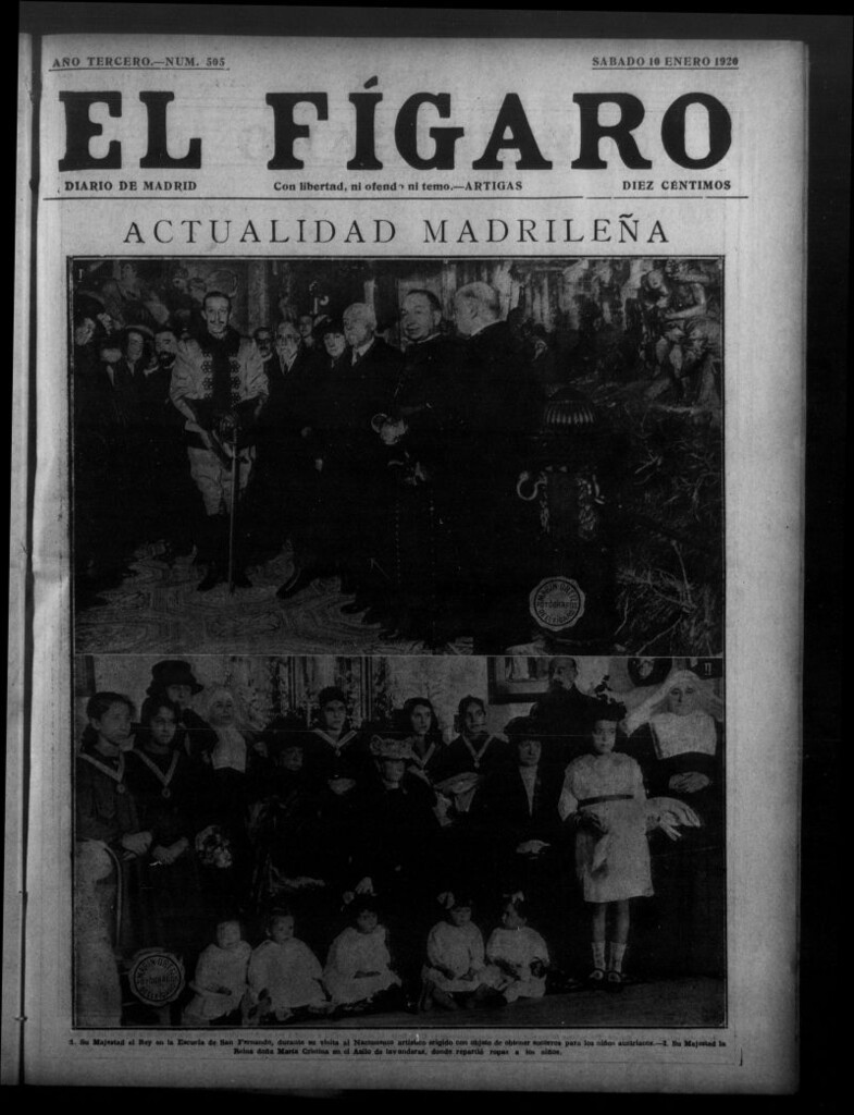 Miniatura de El Fígaro: diario de Madrid del 10 de enero de 1920, nº 505
