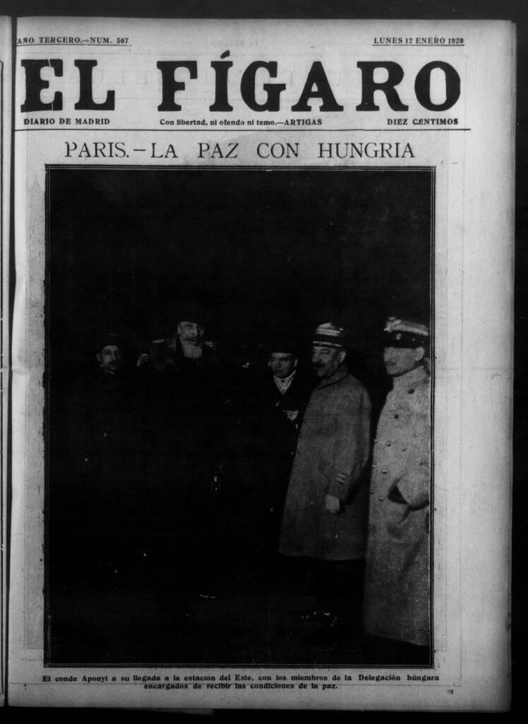 Miniatura de El Fígaro: diario de Madrid del 12 de enero de 1920, nº 507