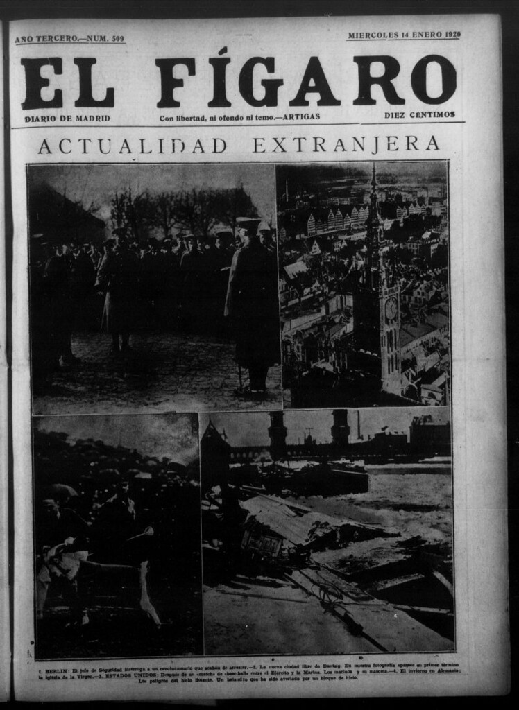Miniatura de El Fígaro: diario de Madrid del 14 de enero de 1920, nº 509