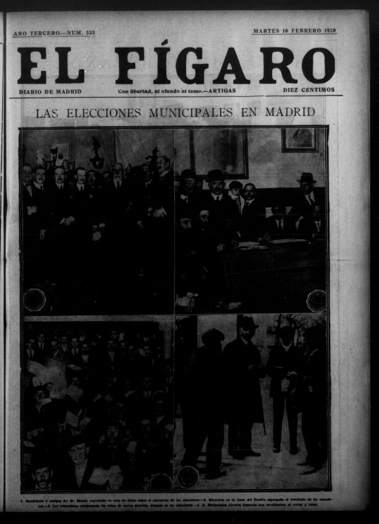 Miniatura de El Fígaro: diario de Madrid del 10 de febrero de 1920, nº 533