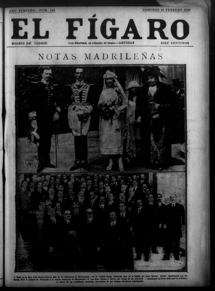 Miniatura de El Fígaro: diario de Madrid del 15 de febrero de 1920, nº 538