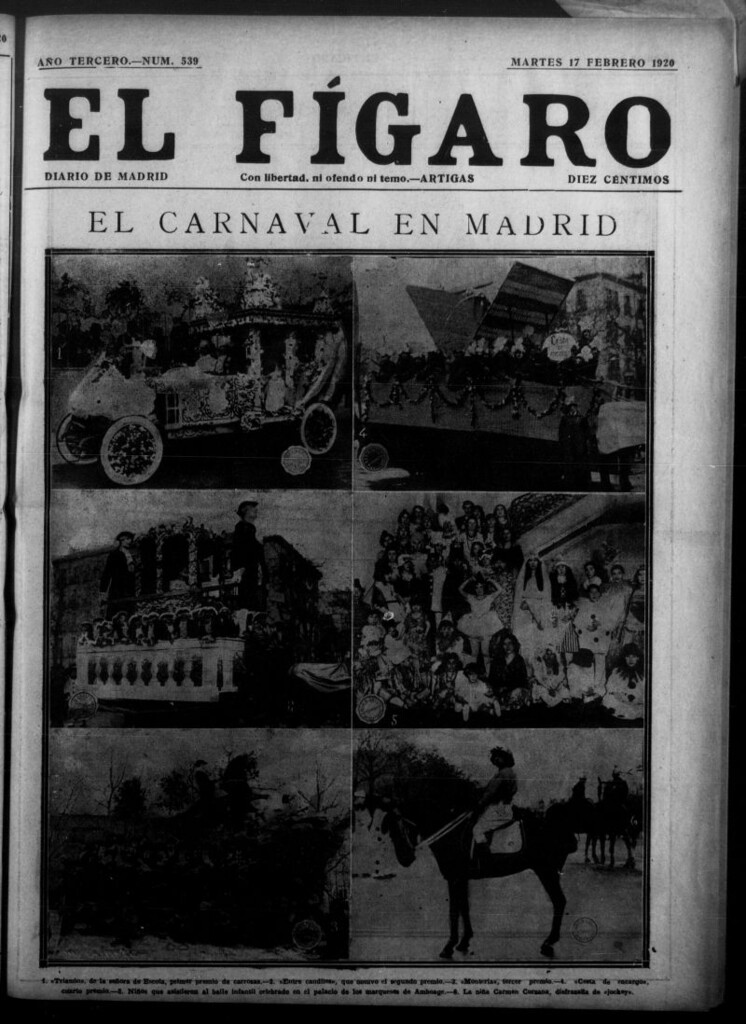 Miniatura de El Fígaro: diario de Madrid del 17 de febrero de 1920, nº 539