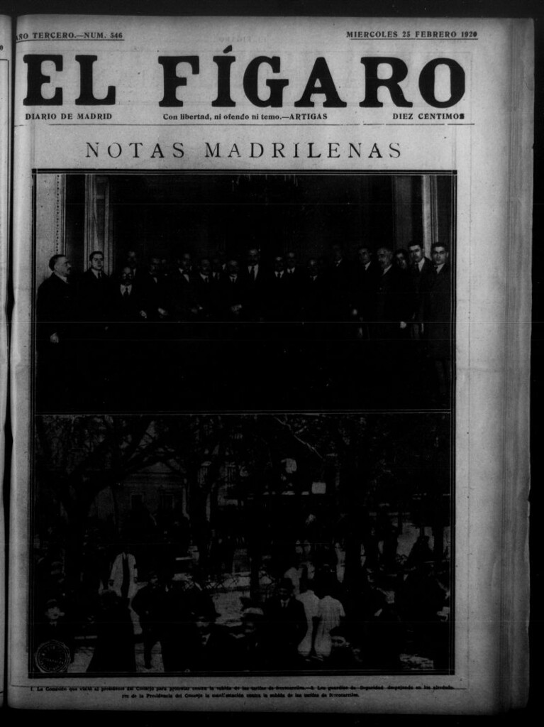 Miniatura de El Fígaro: diario de Madrid del 25 de febrero de 1920, nº 546