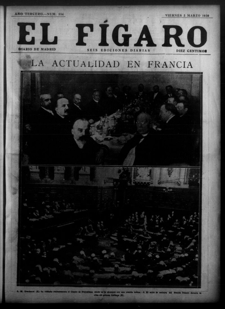 Miniatura de El Fígaro: diario de Madrid del 5 de marzo de 1920, nº 554