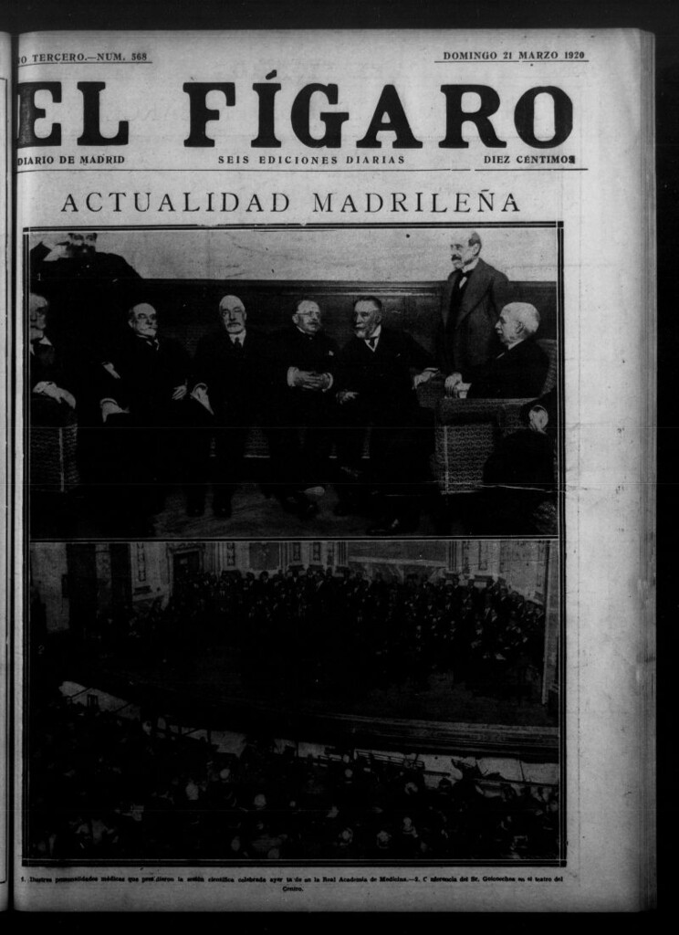 Miniatura de El Fígaro: diario de Madrid del 21 de marzo de 1920, nº 568