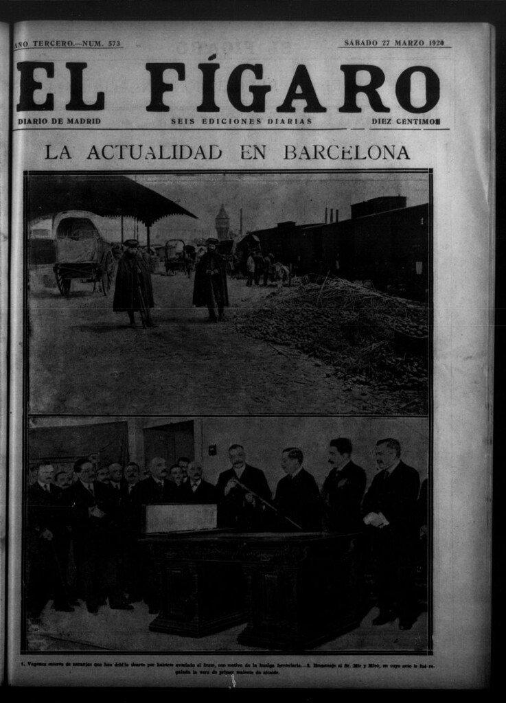 Miniatura de El Fígaro: diario de Madrid del 27 de marzo de 1920, nº 573