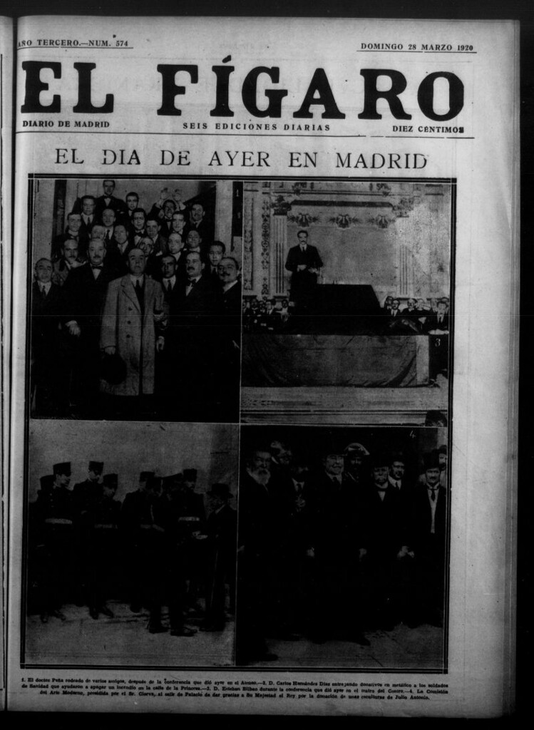 Miniatura de El Fígaro: diario de Madrid del 28 de marzo de 1920, nº 574