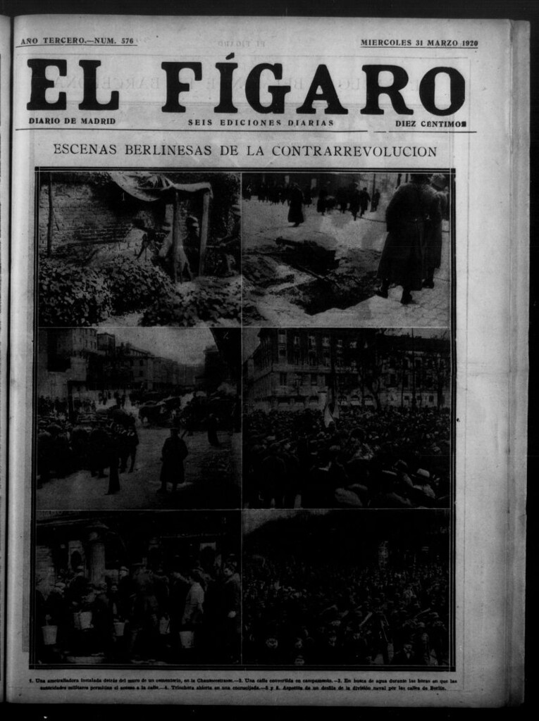 Miniatura de El Fígaro: diario de Madrid del 31 de marzo de 1920, nº 576