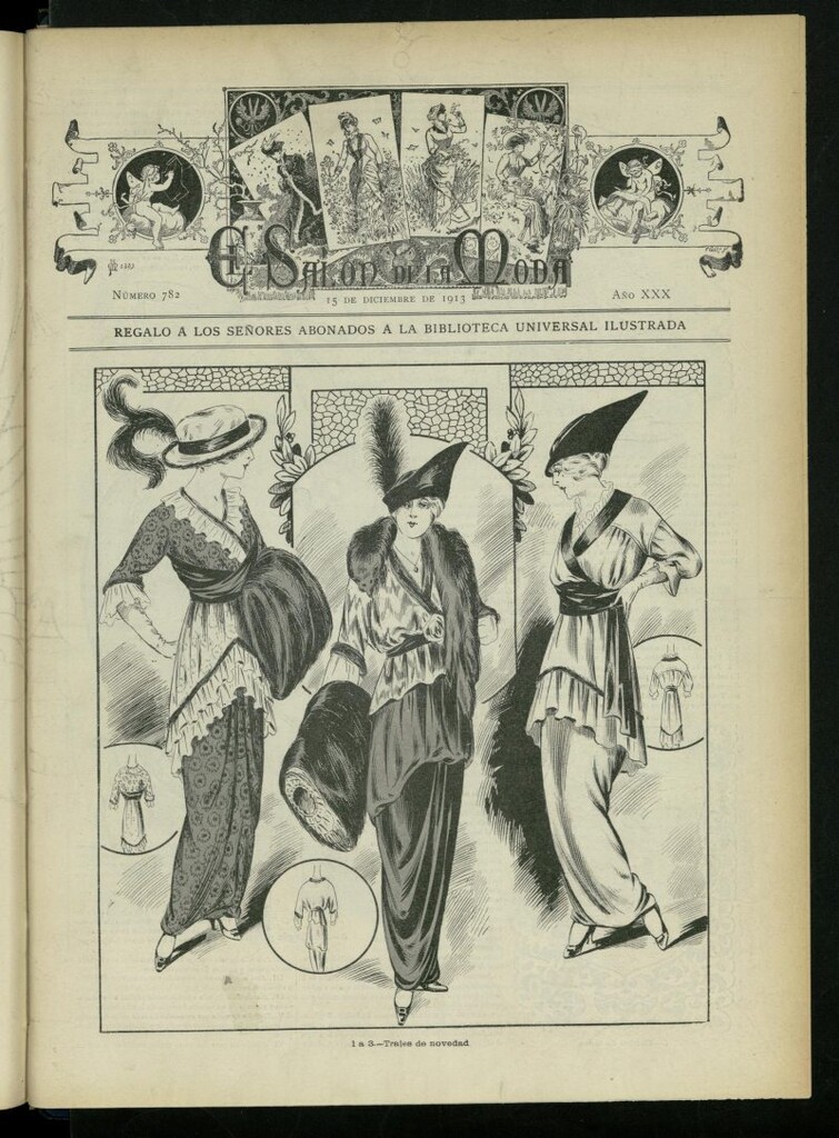 Miniatura de El Salón de la Moda : periódico quincenal indispensable para las familias, del 15 de diciembre de 1913, nº 782